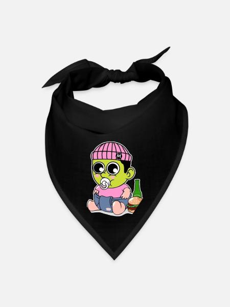 MABEL BABY BURGER - Bandana - black