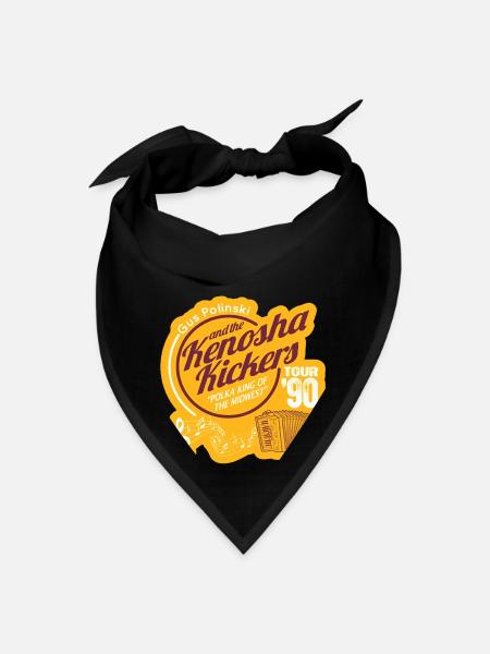 Kenosha Kickers the Polka King of the Midwest - Bandana - black - Front