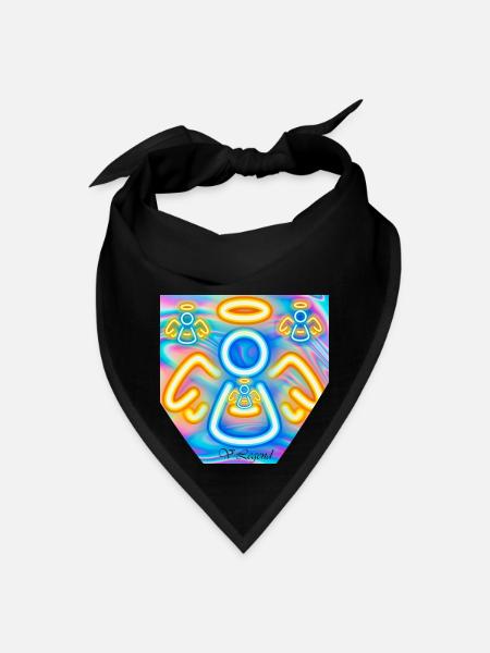 V-Legend: Beautiful angels 👼 - Bandana - black - Front
