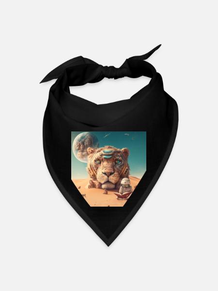 Le tigre légendaire - Bandana - noir - Devant