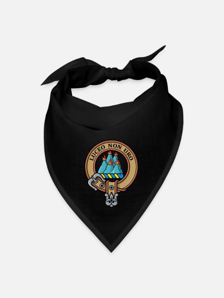 Clan MacKenzie Crest - Bandana - black - Front