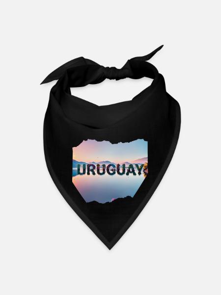 URUGUAY 24 5 - Bandana - black - Front