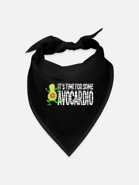 Avocardio Avocado Lover - Bandana - black