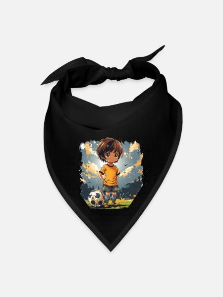 Kawaii Kickoff: Soccer Superstar - Bandana - black