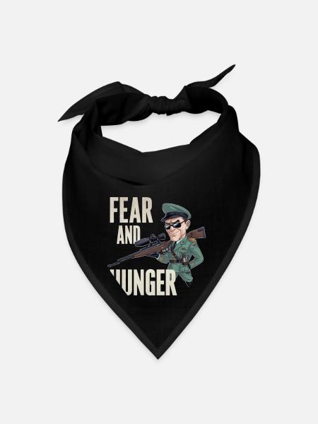 fear and hunger - Bandana - black - Front