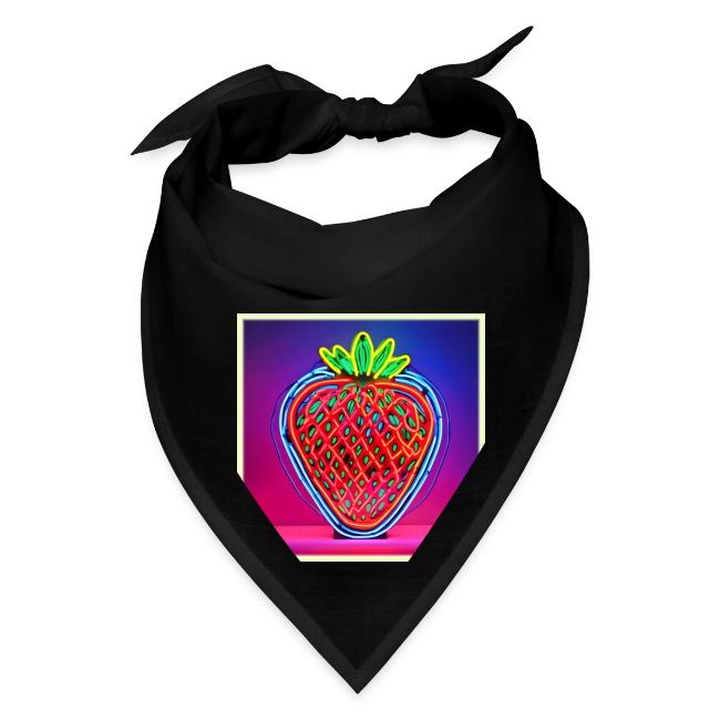 Vibrant Strawberry Neon Sign