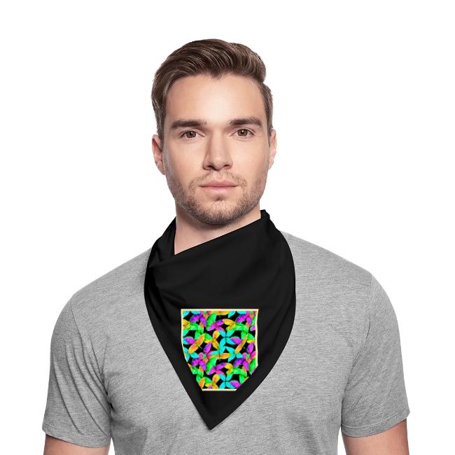 Neonscape Leaf Pattern