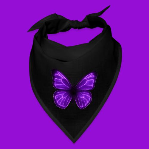 Neon Purple Butterfly - Bandana