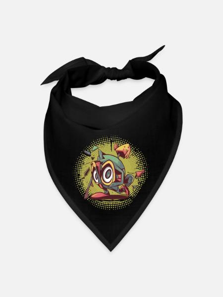 geometry dash insane - Bandana - black