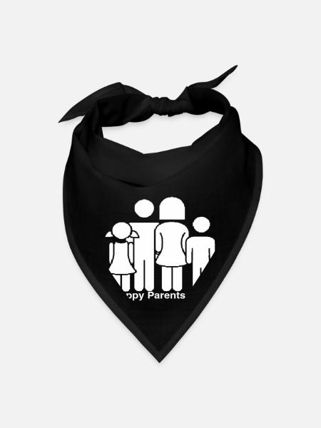 Happy parents day - Cool - T- Shirt - Bandana - black - Front