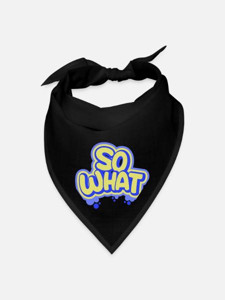 So What - Bandana - black