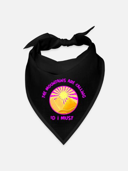 Adventure Calls - Bandana - black - Front