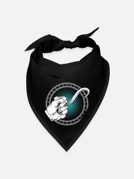 Longshoreman Gifts Clothing Premium - Bandana - black - Front