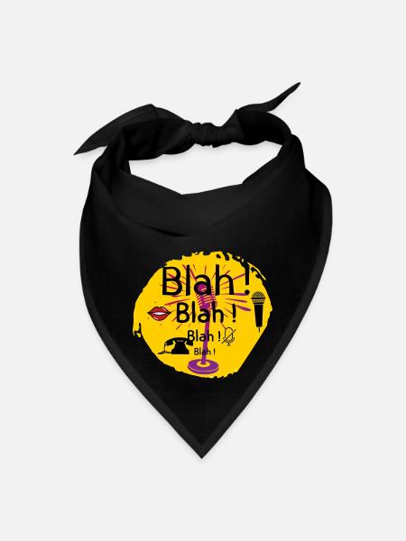 FAMILY BLAH - Bandana - black