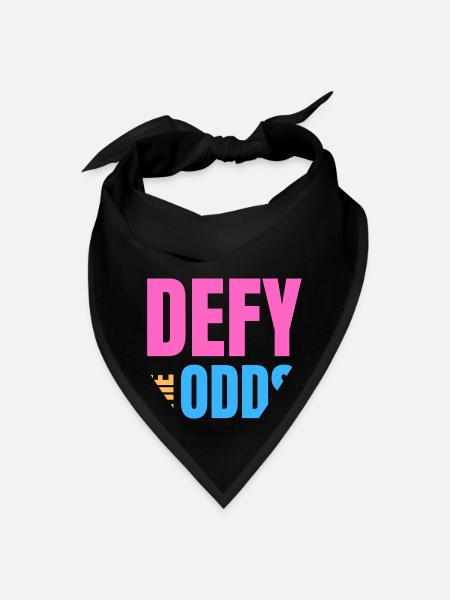 Defy the Odds Collection - Bandana - black - Front