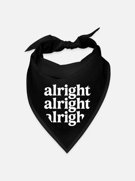 Alright - Bandana - black - Front