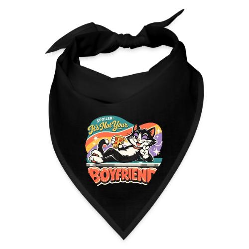 Sassy Cat Pride Pizza Retro Comic - Bandana