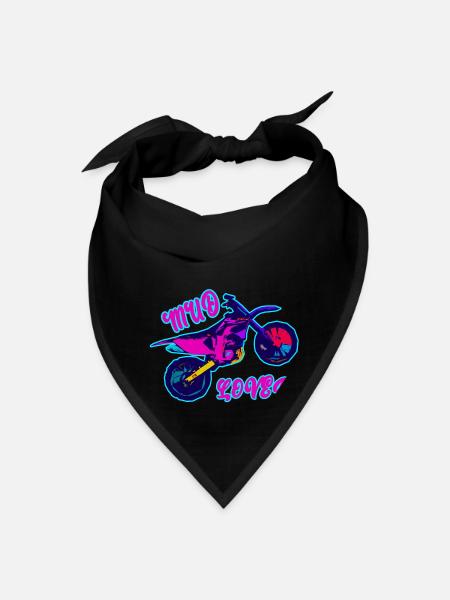 Mud lover - Bandana - black - Front