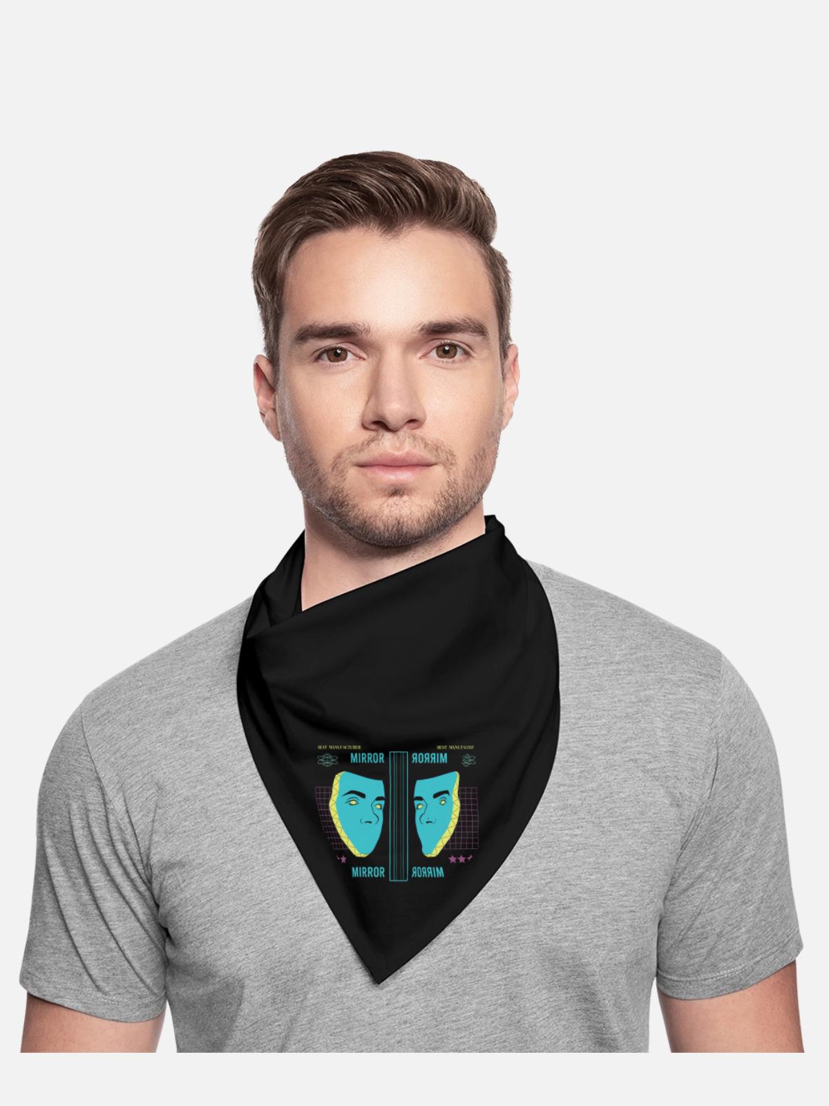 Mirror - Bandana - black - Front - TBD (187cm)