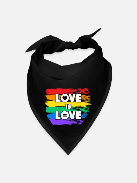 Equality Love Is Love - Bandana - black