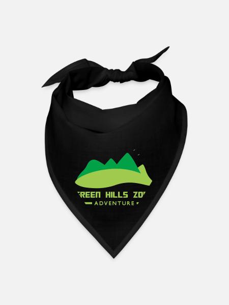 Green Hills Zone adventure - Bandana - black - Front