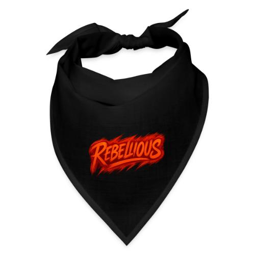 Rebellious Graffiti Neon Orange Streetwear T-Shirt - Bandana