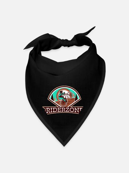 Rider Zone - Bandana - black - Front