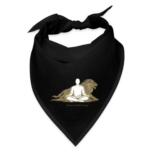 Silence Builds Kings Meditation Lion - Bandana