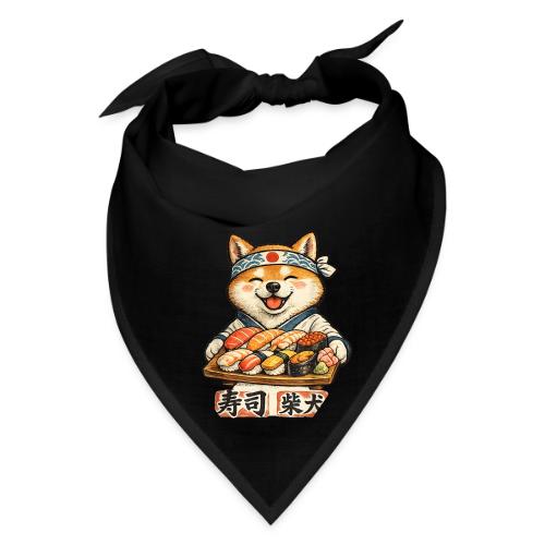 Funny Shiba Inu Sushi Kawaii Dog Tee - Bandana