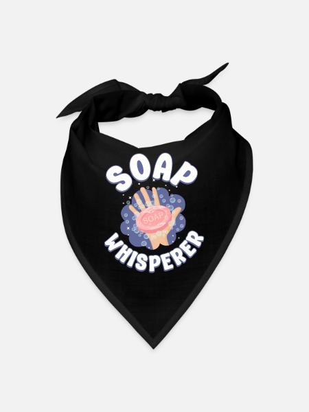 Soap Making Crafting Soap - Bandana - black - Front