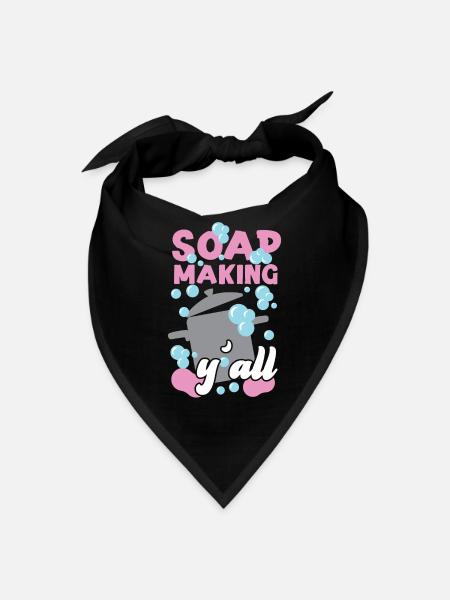 Soap Making Crafting Soap Making - Bandana - black - Front
