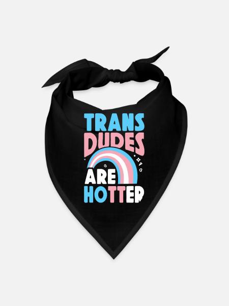 Transgender Trans LGBT Pride - Bandana - black - Front