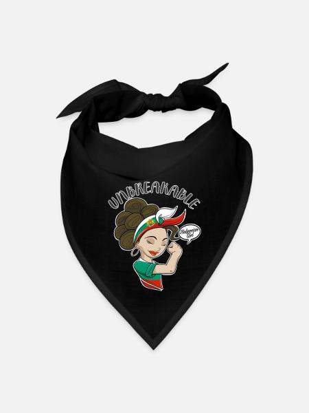 Bulgarian Girl Unbreakable Bulgarian Heritage - Bandana - black - Front