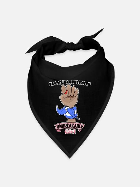 Hondurian Girl Unbreakable Hondurian Heritage - Bandana - black - Front