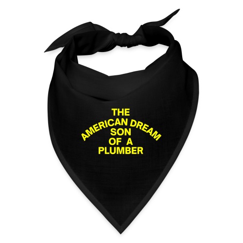 The American Dream Son Of a Plumber, yellow black - Bandana
