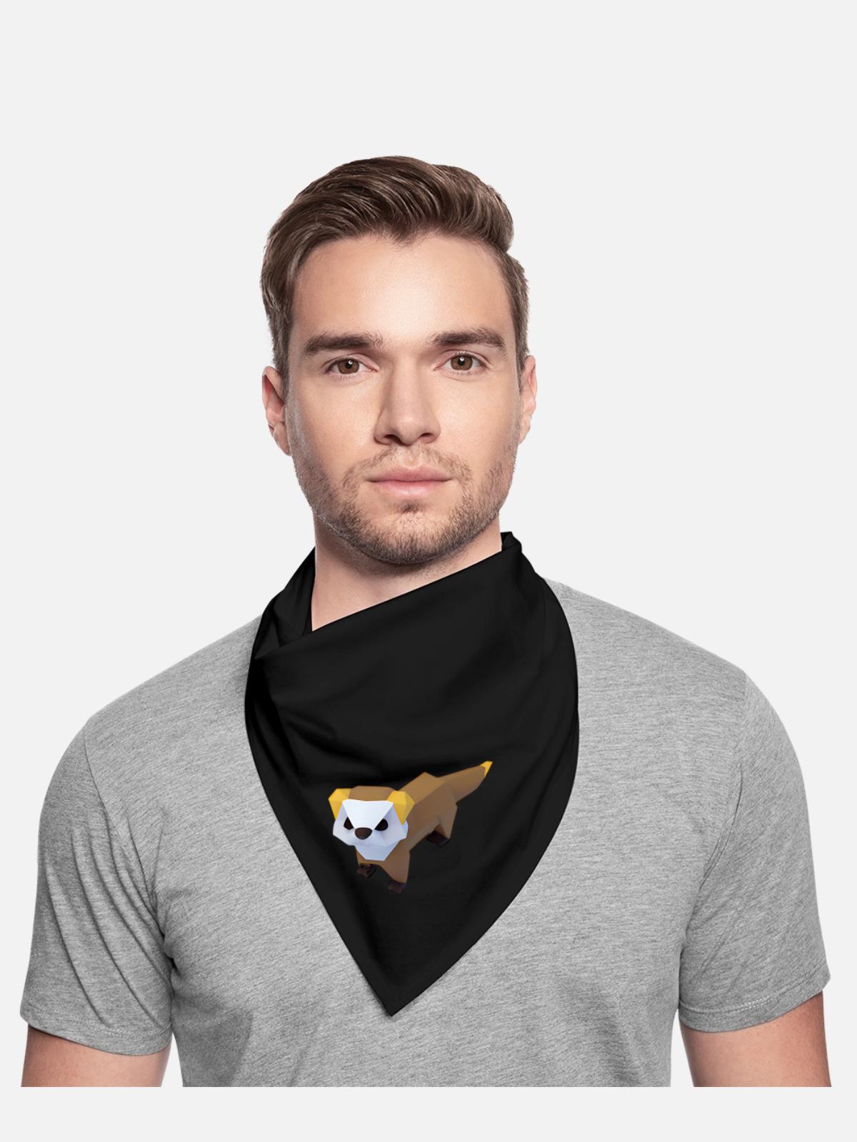 Polygon ferret - Bandana - black - Front - TBD (187cm)
