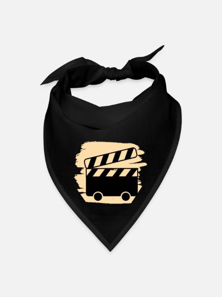 Roll camera action - Bandana - black - Front