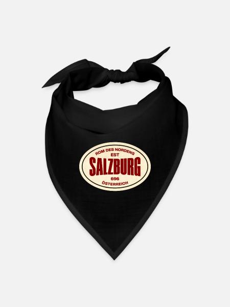 Salzburg Austria - Bandana - black - Front