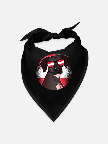 Austria - Bandana - black - Front
