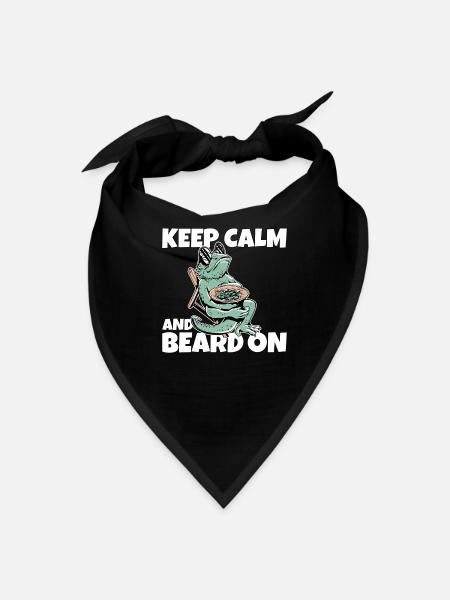 Cool Bearded Dragon - Bandana - black