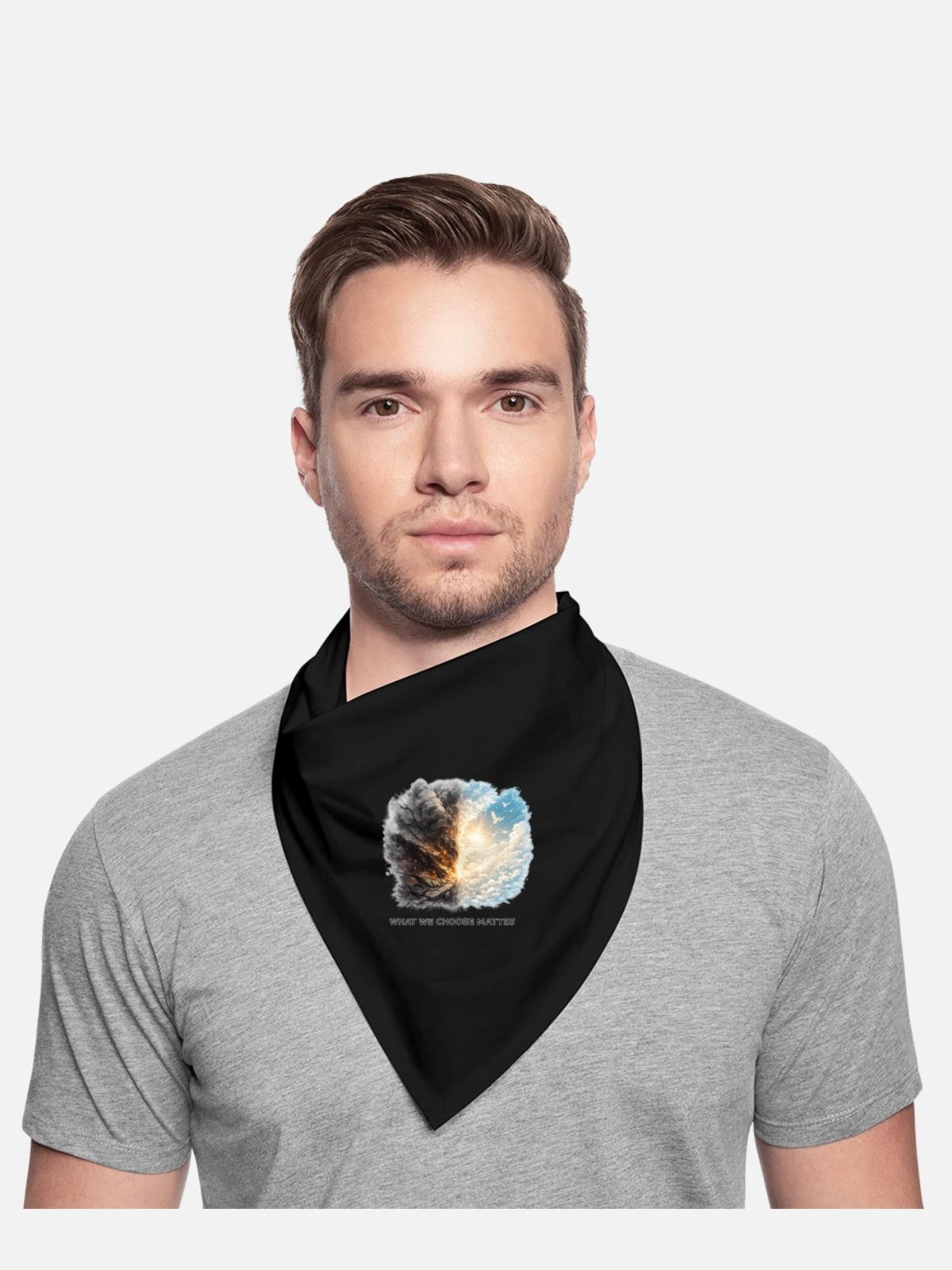 Fire and Sky Dichotomy - Bandana - black - Front - TBD (187cm)