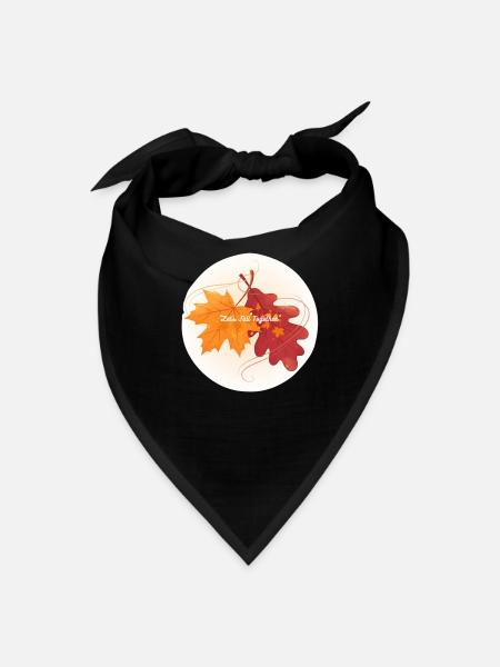 Lets Fall Together - Bandana - black - Front