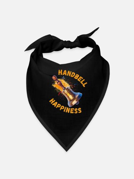 Handbell Happiness - Handbell Music Instrument - Bandana - black - Front