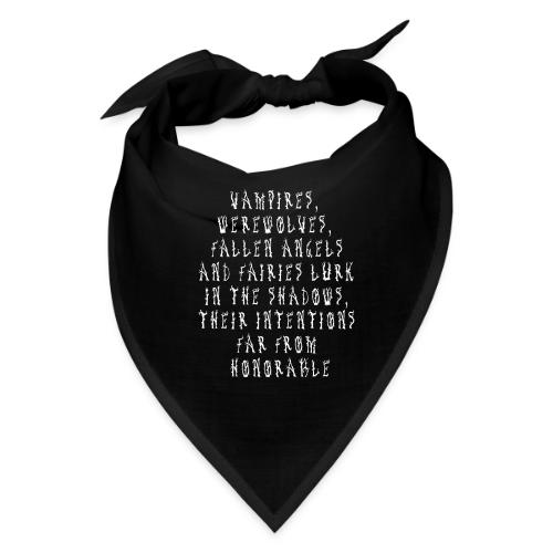 Vampires, werewolves, fallen angels and fairies lu - Bandana