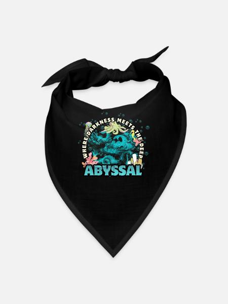 Abyssal Depths Coral Ocean - Bandana - black - Front