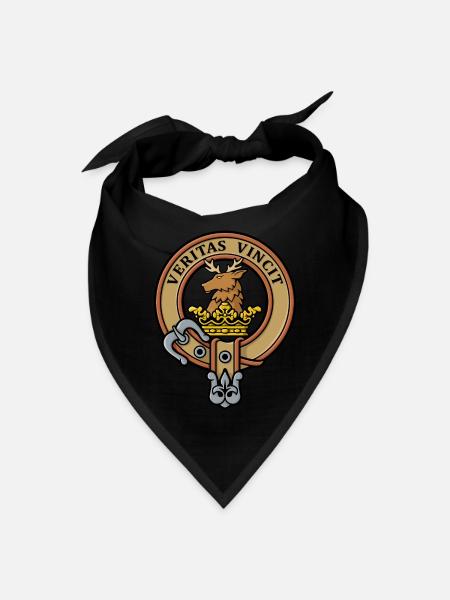 Clan Keith Crest - Bandana - black - Front