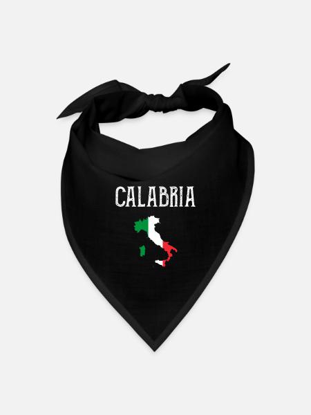 Calabria Italia Italy - Bandana - black