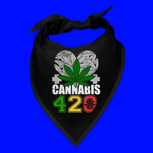 Clever 420 Smoker World Weed Marijuana Design - Bandana