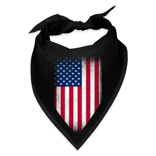 USA Flag Grunge Retro Look - Bandana