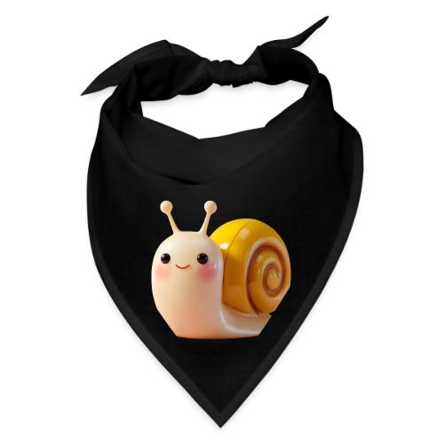 Sweet Cartoon Baby Snail Full of Joy - Bandana